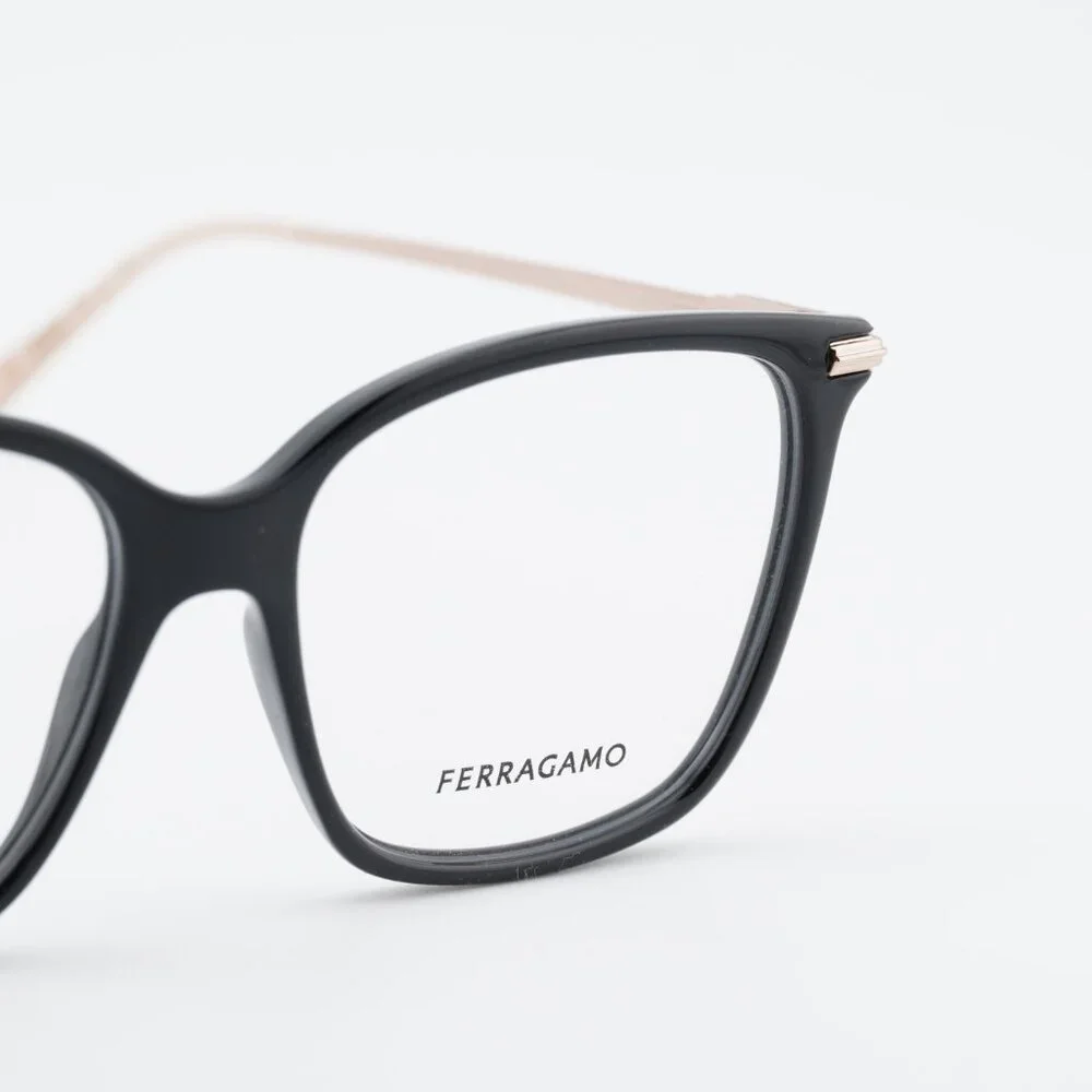 Salvatore Ferragamo SF2992 001 Eyeglasses Black 53mm Square Frame